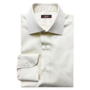 Folded off-white dress shirt