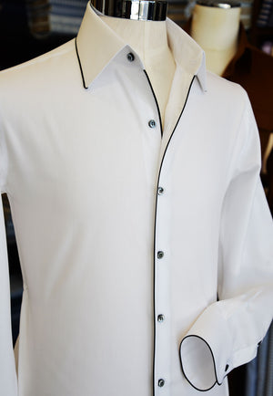 White dress shirt on a mannequin 