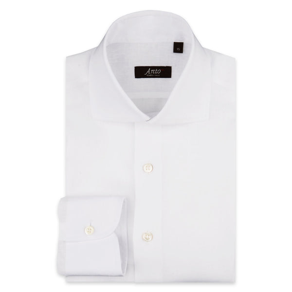 White Linen Dress Shirt Anto White Linen Dress Shirt Anto