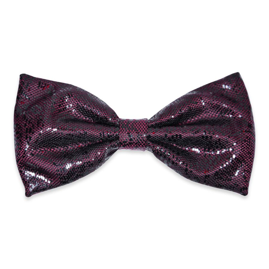 burgundy sequin bow tie